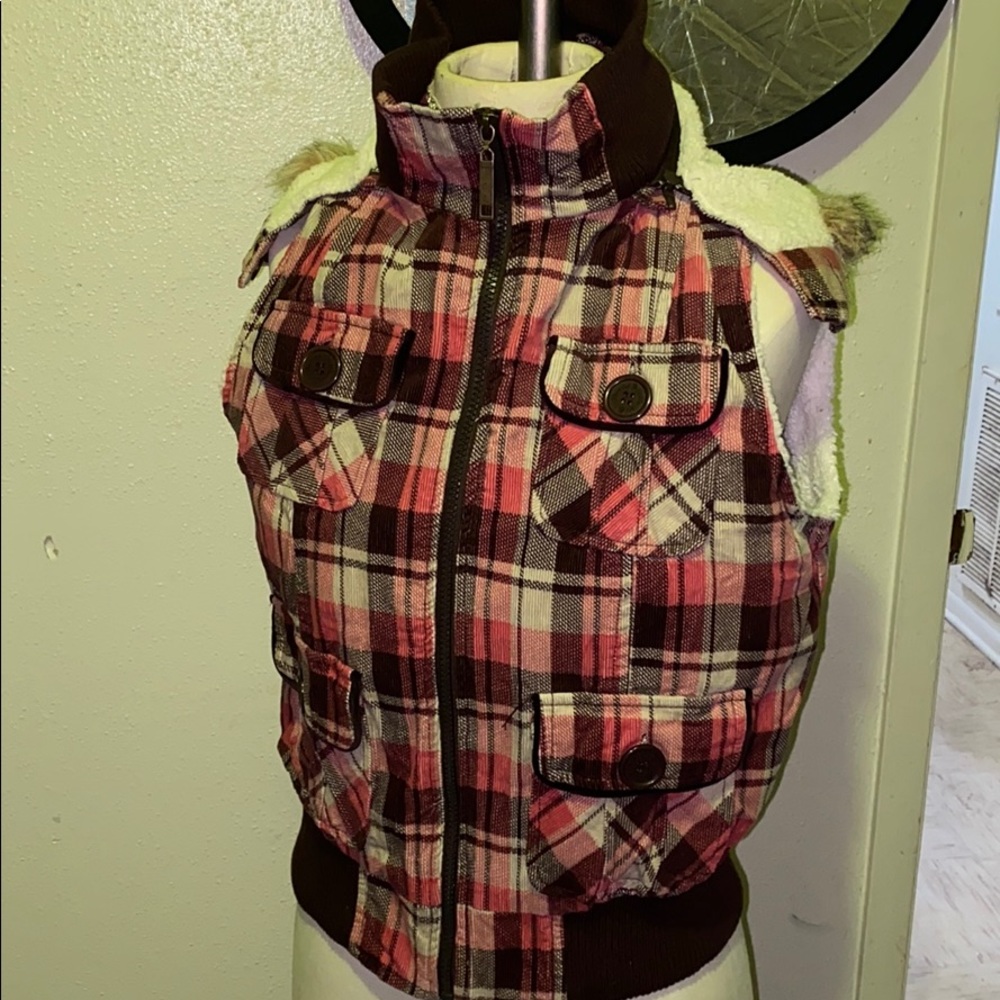 Quilted Vest by Doll House Sz L